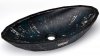 S.V.I.S. Design UMYWALKA 60 CM DIAMOND BASIC - BLACKSMITH, CZARNO-NIEBIESKI, LAKIER MATOWY